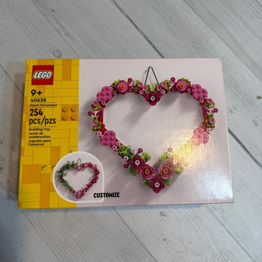 Lego Heart Ornament 40638‎ NEW